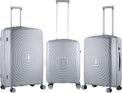Travelite Travelwize Ripple Pp 4-WHEEL Spinner 75CM Luggage Platinum