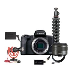 Canon Eos M50 Mark II Mirrorless Digital Camera Premium Livestream Kit