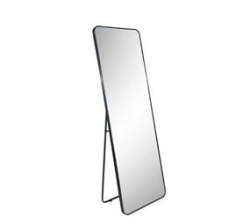 Dansup Black Frame Rectangular 148 Cm X 38 Cm Glass Mirror