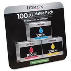Lexmark 100 Magenta Yellow Cyan Combo Pack