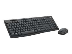 Logitech Wireless Keyboard And Mouse Combo MK295 Desktop Silent Graphite 3-YEAR Limited Hardware Warranty
