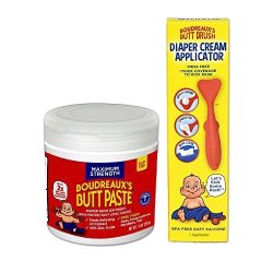 Boudreaux's Butt Paste Diaper Rash Ointment & Applicator Maximum Strength 14 Oz