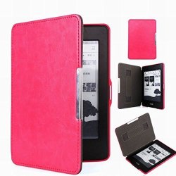 Kindle Paperwhite Case Cover Smartshell Holding Case For Kindle Paperwhite Fits All Paperwhite Generations New Paperwhite 2012 2013 2015 And 2016 Versions Rose Red