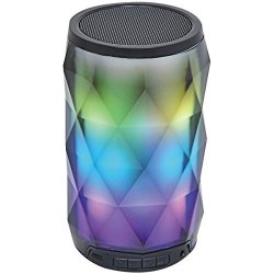 Sylvania Bluetooth Diamond Finish Color Changing Speaker With Touch Control