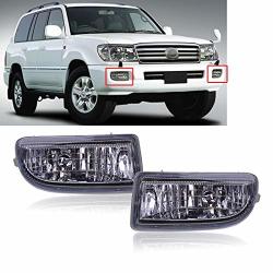 YISE-D019 New Left right Front Fog Lights For Toyota Land Cruiser 100 HDJ100 1998-2000 2001 2002 2003-2007 Lc 100 105 Driving Lamps