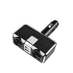 Bsjz USB Car Charger Quick Charge 3.0 And 12V 2.4A High-speed Smart Charging Built-in Safety Protection Phone Fast Charge Adapter Compitable Samsung Iphone Huawei Ipad