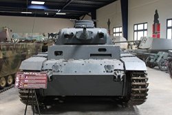 German Panzer III Ww II At The Mus??e Des Blind??s In Saumur France