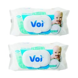 Voi Baby Wet Wipes - 2 Pack 72 Pieces