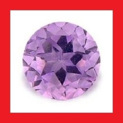 Amethyst - Bright Purple Round Facet - 1.445cts
