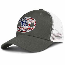 Smhng Fnh-usa-fn-herstal-america-flag Men Women Fashion Mesh Trucker Hat Adjustable Snapback Sports Cap