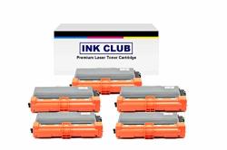 Inkclub 5PK Compatible TN750 TN720 High Yield Toner Cartridge Replacement Use For Brother DCP-8110 8150 8155 HL-6180 5400 5440 5450 5470 5470 6180 MFC-8510 8710 8910 8950 8950 Series
