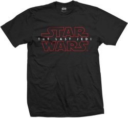 Star Wars The Last Jedi - Logo Mens Black T-Shirt XL