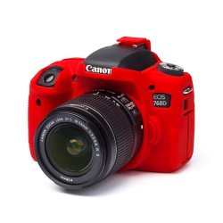 - Canon 760D Dslr - Pro Silicone Case - Red ECC760DR