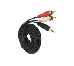 3.5MM Male Auxiliary Jack To 2 Rca Cable - 5M