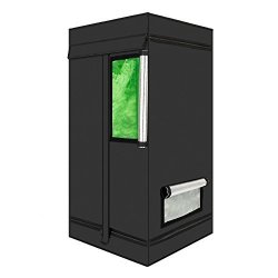 Homeconlin Hydro Box Hydroponic Grow Tent With Window For Indoor Plant Growing 6060120CM