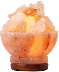 Universal Vision Himalayan Crystal Salt Lamp Fire Bowl