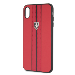 Ferrari - Off Track Pu Leather Hard Case For Iphone XS Max - Red