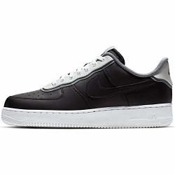 Nike Men's Air Force 1 LV8 Black black pure Platinum cool Grey Leather Casual Shoes 11.5 M Us