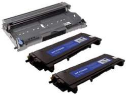 Awesometoner 3 Packs:brand New Compatible Brother TN350 2PCS Toner Cartridges + DR350 1PCS Compatible Drum Unit