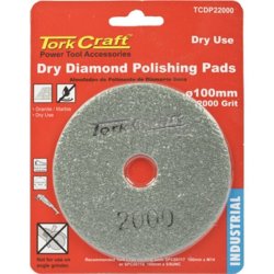 100MM Diamond Polishing Pad 2000 Grit Dry Use