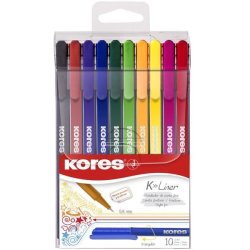 K-liner Set Of 10 Mixed Colour Fine Liners
