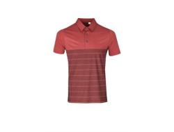 Mens Streak Golf Shirt - Red Only - XL Red