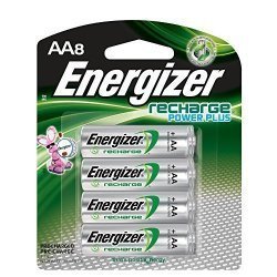 Energizer Rechargeable AA Batteries Nimh 2300 Mah Pre-charged 8 Count Recharge Power Plus