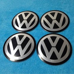 VW Volkswagen Circular Logo Stickers - 75mm, 80mm, or 90mm Pair
