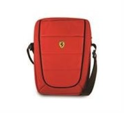 Ferrari Scuderia Pit Stop On Track Collection Stylish Universal Tablet Bag - Fits All Tablets Pc’s And E-readers Up To 10 Inch High Quality