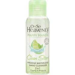 Oh So Heavenly Happy Hands Waterless Hand Cleanser Clean Start Hygiene 60ML