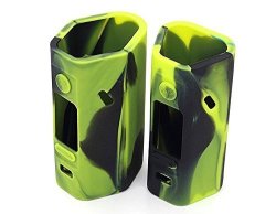 Rayley Protective Silicone Sleeve Case For Wismec Reuleaux RX2 3 150W 200W Mod 2-PACK Green Black