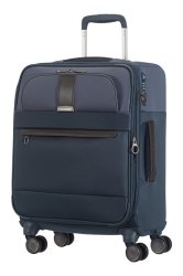Samsonite Streamlife 55cm Expandable Travel Suitcase Blue dark Brown