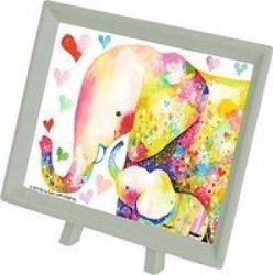 Showpiece MINI Jigsaw Puzzle - Elephant Family By Reina Sato XS 150 Pieces