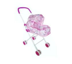 Baby Doll Folding Stroller Pushchair Kids Pram - Purple And Pink