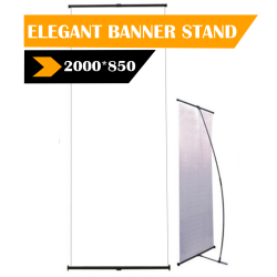 Elegant L Banner Stand 850 2000MM