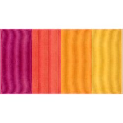 Always Orange Stripe Beach Towel