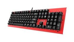 Azio Mk Hue Red USB Backlit Mechanical Keyboard Outemu Brown Mk-hue-rd