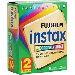 Fuji Wide Instant Color Film Instax For 200 210 Cameras - 2 Twin Packs - 40 P...