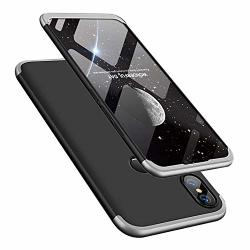 Designed For Huawei P Smart Plus 2019 Enjoy 9S Honor 20I Case Ultra Thin Matte Hard PC 3 In 1 Back Cover Silver&black