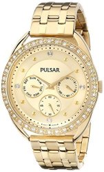 Pulsar Women's PP6178 Analog Display Japanese Quartz Gold Watch