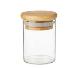 - 12 Pack Glass Spice Jars - Transparent