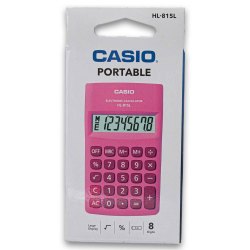 Electrolux Electronic Calculator Portable HL-815L - Pink