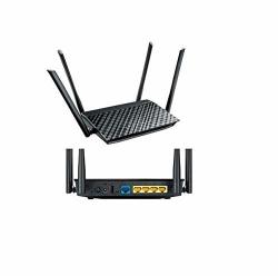 Asus RT-AC1200 Ieee 802.11AC Ethernet Wireless Router - 2.40 Ghz Ism Band - 5 Ghz Unii Band 4 X Ext Renewed