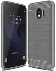 Galaxy J4 2018 Case Sucnakp Tpu Shock Absorption Technology Raised Bezels Protective Case Cover For Samsung Galaxy J4 2018 Smartphone Tpu Gray