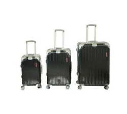 PC 3 Pcs Luggage Set - Black