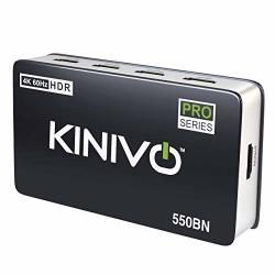Kinivo HDMI Switch 4K Hdr 5 Port 4K 60HZ HDMI 2.0 High SPEED-18GBPS Ir Remote - Compatible With Roku PS5 PS4 Xbox Apple Tv Blu-ray