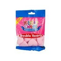 Double Hearts Sweets Party Treats Fruits 8 Pack 60G