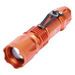 U'king ZQ-X1125 600LM Q5 LED 3-MODES IPX4 Waterproof Zooming Rechargeable Flashlight White Light ...