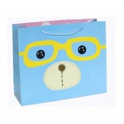 Gift Bag - Blue Specs Large