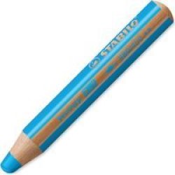Woody 3-IN-1 Colour Pencil Cyan Blue